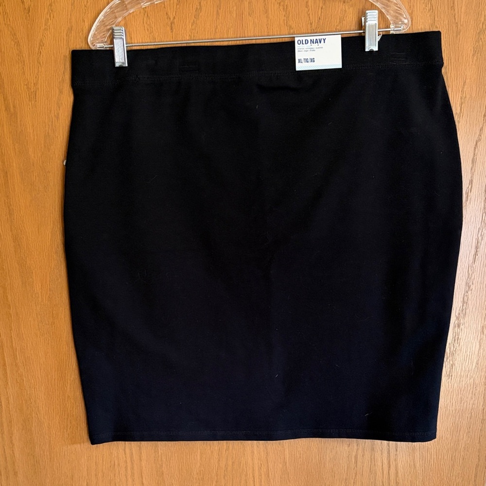 Old Navy Black Stretch Pencil Skirt